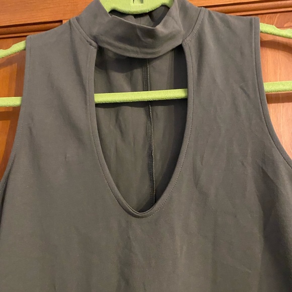 Never worn Express dress, Olive Green - Picture 3 of 5